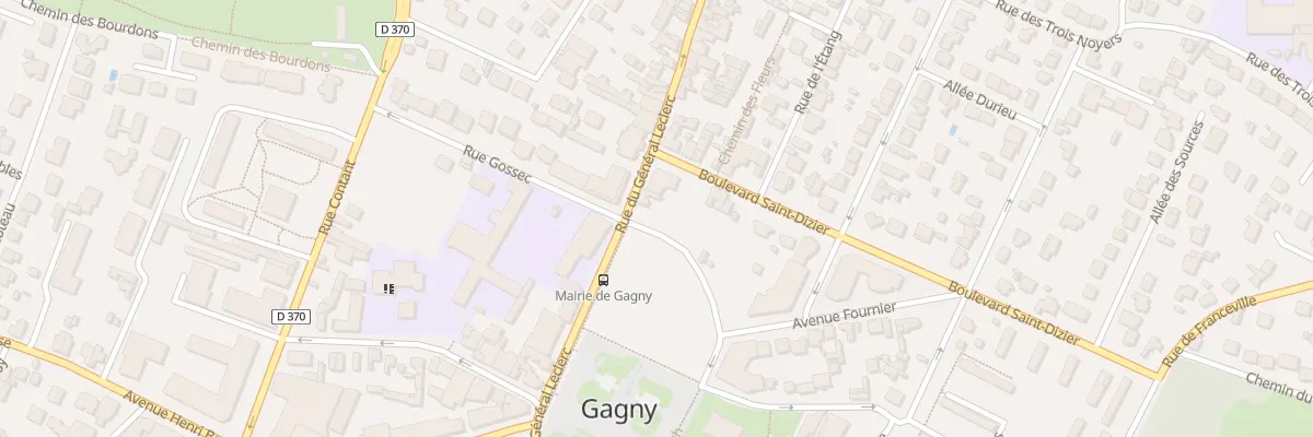 Plan du 24 Rue du Gal Leclerc à Gagny