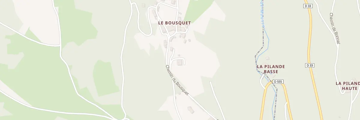 Plan du 5121 Le Bousquet à La Bastide-Solages