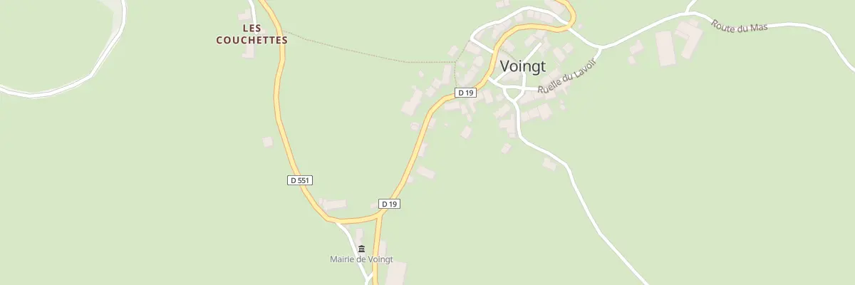 Plan du 5027 Le Bourg à Voingt