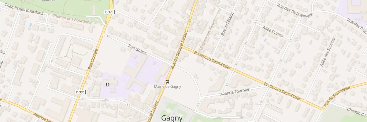 Plan du 26 Rue du Gal Leclerc à Gagny