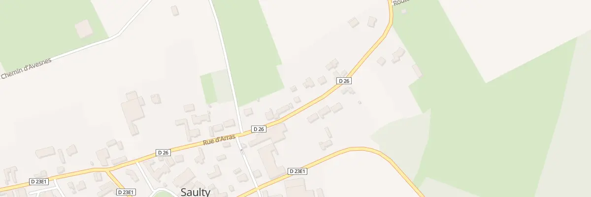 Plan du 533 Rue d’Arras à Saulty