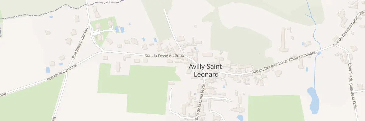 Plan du 9 Rue du Fossé du Prince à Avilly-Saint-Léonard