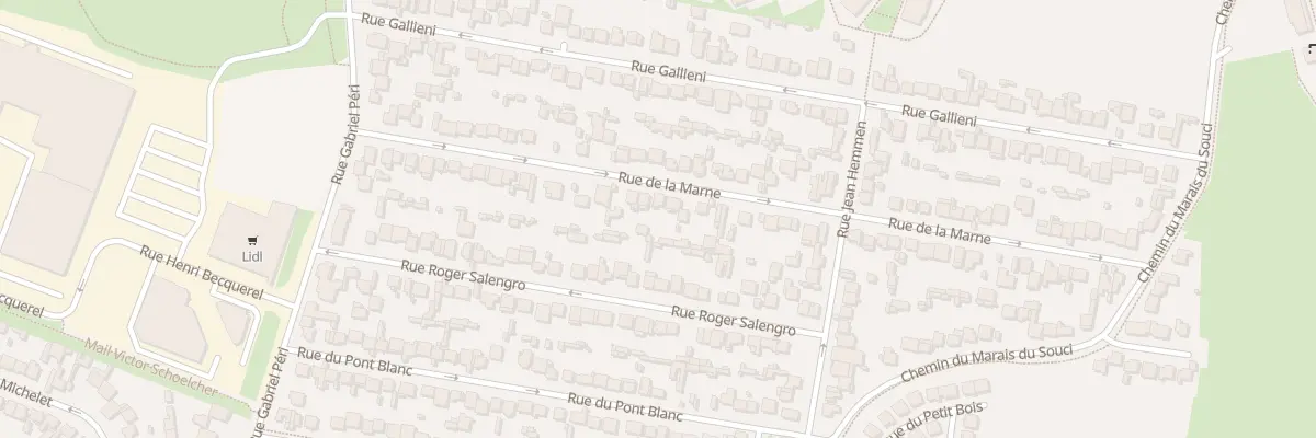 Plan du 38 Rue de la Marne à Sevran