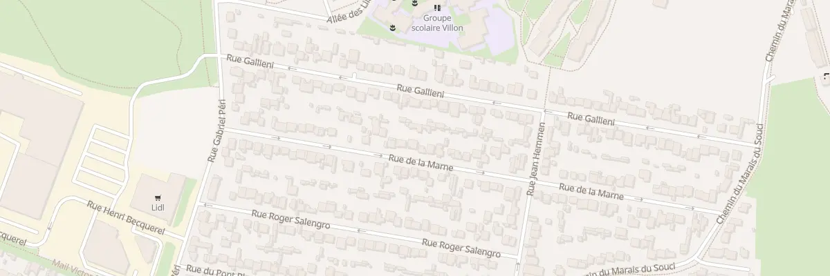 Plan du 35 Rue de la Marne à Sevran