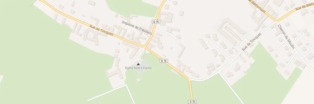 Plan du 5 Rue de Frévillers à Villers-Brûlin