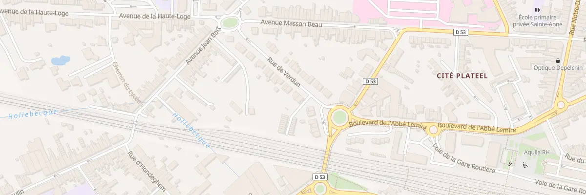 Plan du 15 Rue de Verdun à Hazebrouck