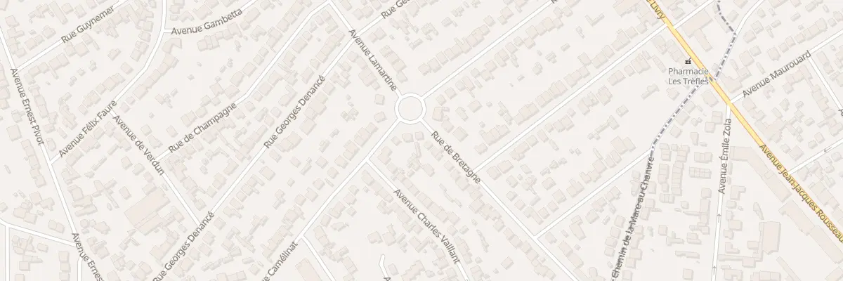 Plan du 2 Rue de Bretagne à Sevran