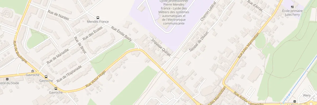 Plan du 210 Rue Emile Basly à Bruay-la-Buissière