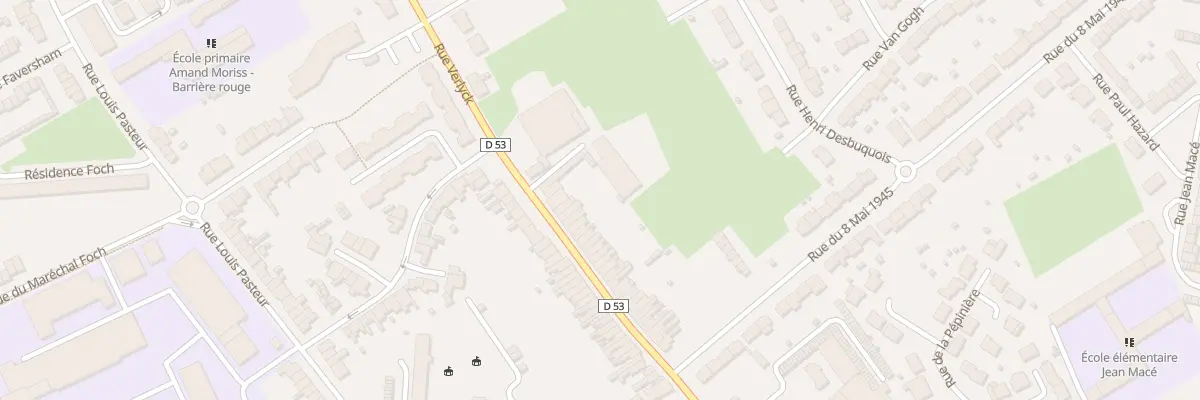 Plan du 100 Rue Verlyck à Hazebrouck