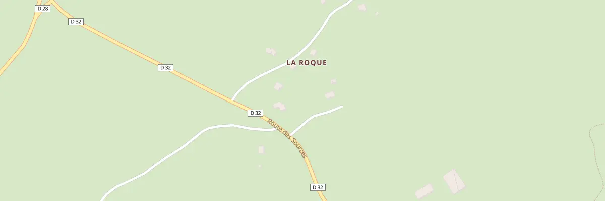 Plan du 2 La Roque à Teissières-lès-Bouliès