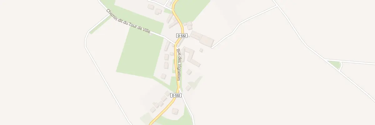 Plan du 9 Rue des Vignettes à Fouilleuse