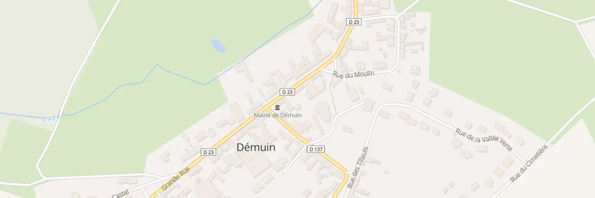 Plan du 22 Grande Rue à Démuin