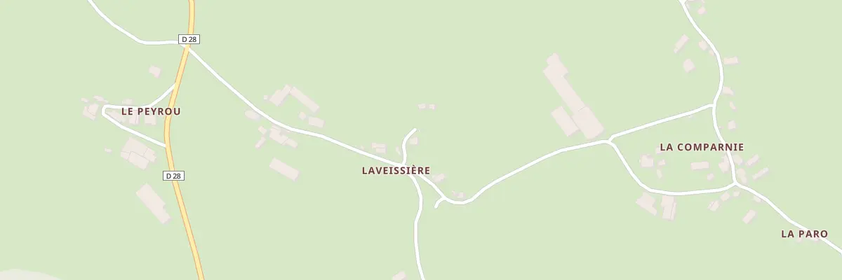 Plan du 5094 Laveissière à Leucamp