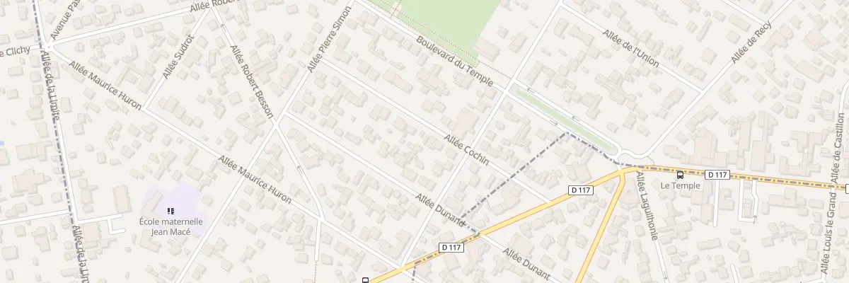 Plan du 16 All Cochin à Clichy-sous-Bois