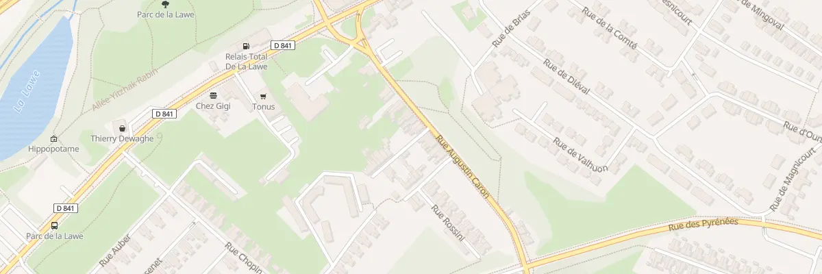 Plan du 156 Rue Augustin Caron à Bruay-la-Buissière