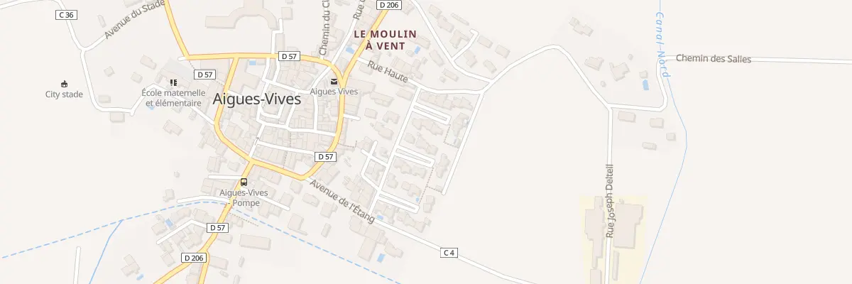 Plan du 13 Rue Victor Hugo à Aigues-Vives