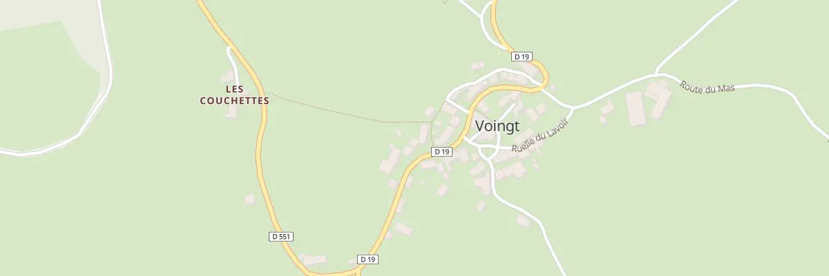 Plan du 5004 Le Bourg à Voingt