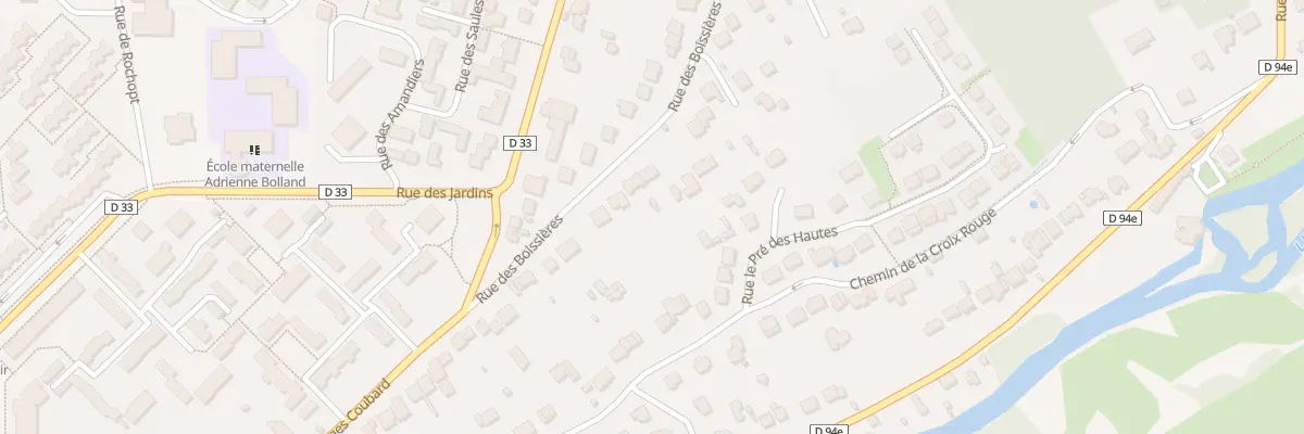 Plan du 20 Rue des Boissières à Boussy-Saint-Antoine