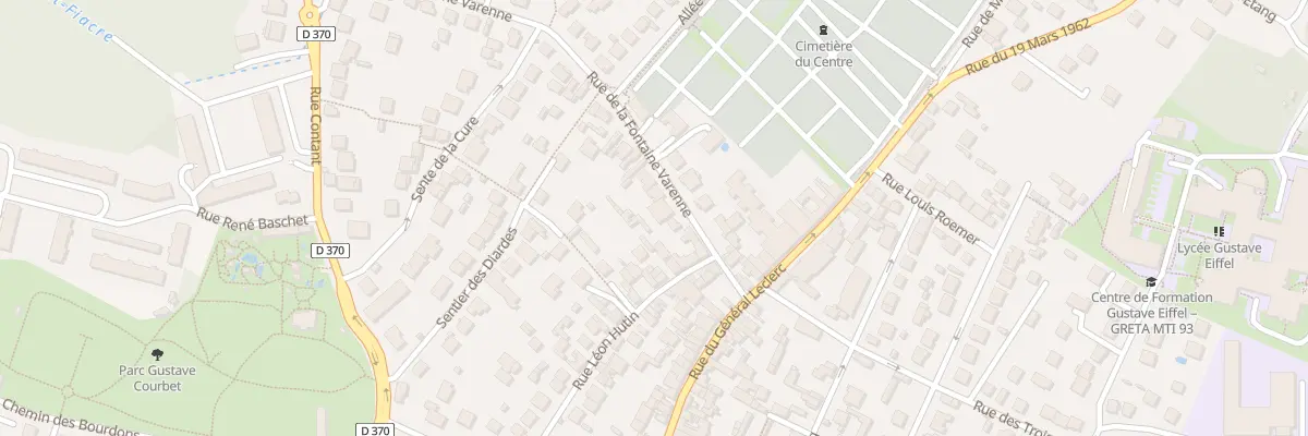 Plan du 9 Rue de la Fontaine Varenne à Gagny