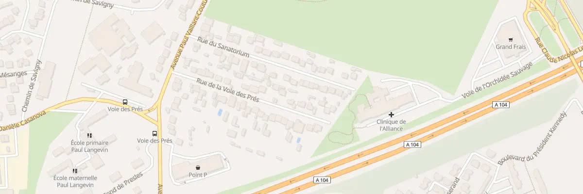 Plan du 27 Rue de la Voie des Prés à Villepinte