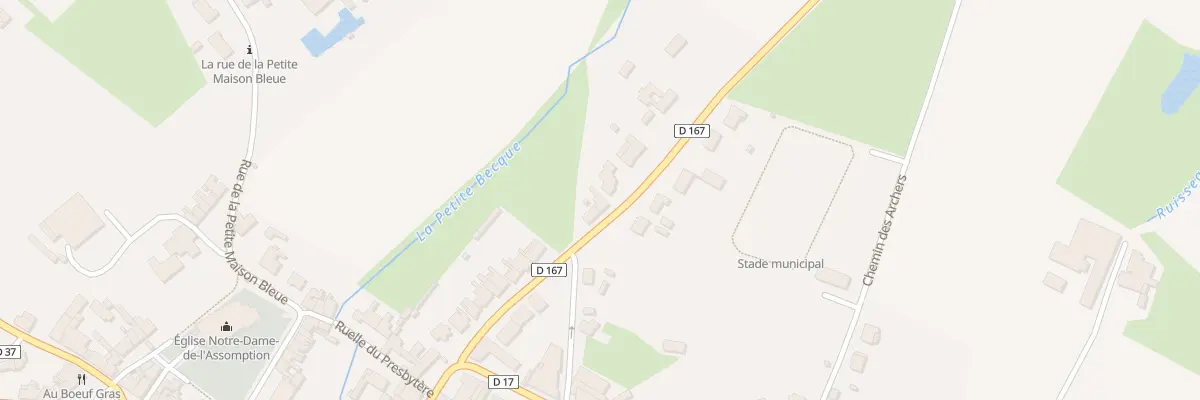 Plan du 383 Rue de Bambecque à Herzeele