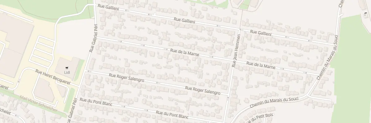 Plan du 38B Rue de la Marne à Sevran