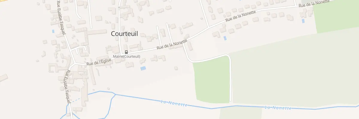Plan du 10 Rue de la Nonette à Courteuil