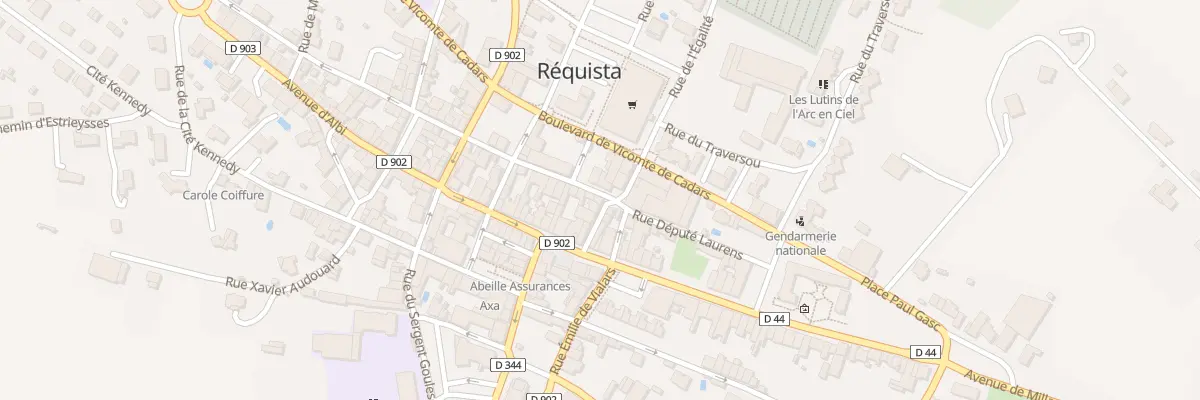 Plan du 5 Rue Elie Saussol à Réquista