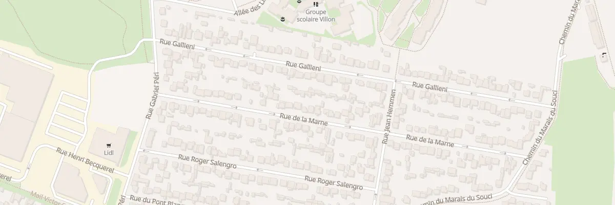 Plan du 37 Rue de la Marne à Sevran