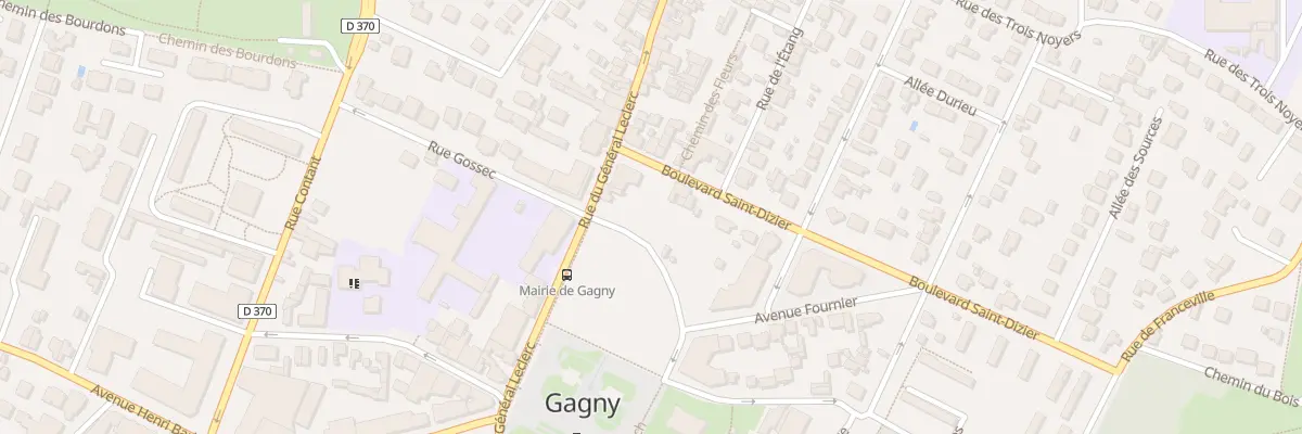 Plan du 2 Bd Saint Dizier à Gagny