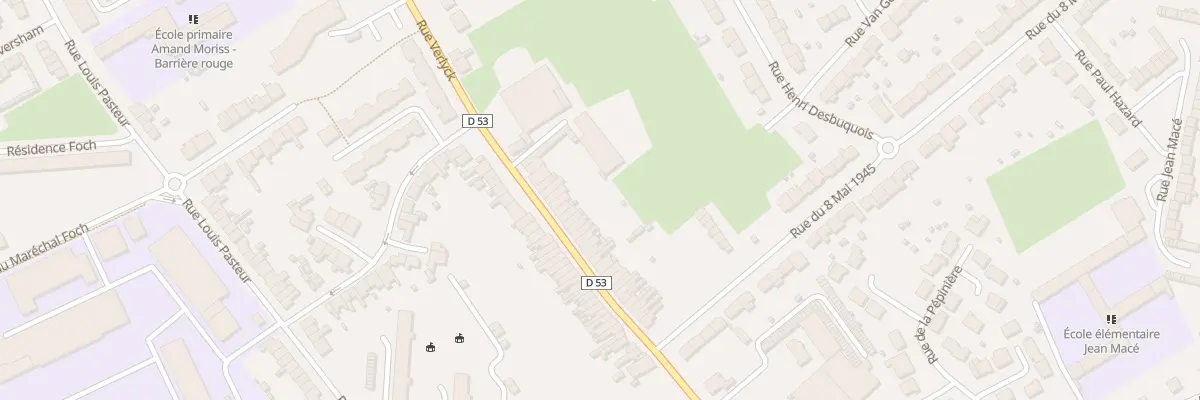Plan du 92 Rue Verlyck à Hazebrouck