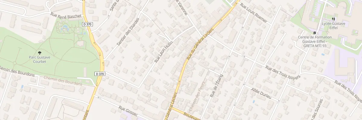 Plan du 71 Rue du Gal Leclerc à Gagny