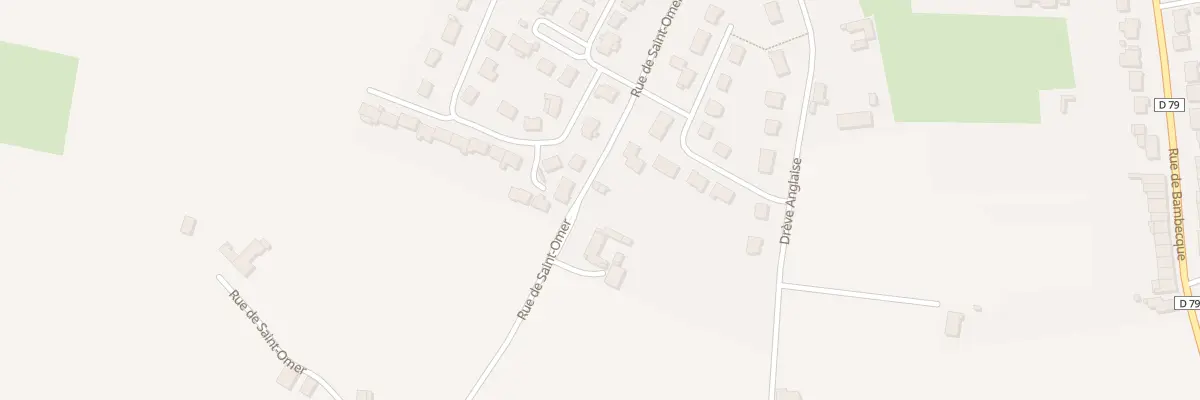 Plan du 21 Rue de St Omer à Rexpoëde