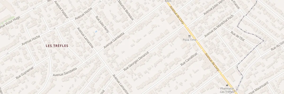 Plan du 28 Rue Georges Denancé à Sevran