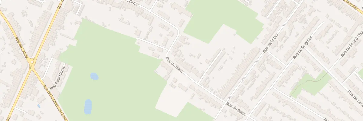 Plan du 35 Rue du Biest à Hazebrouck
