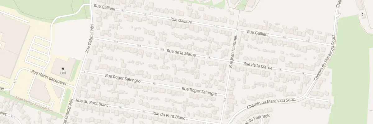 Plan du 40 Rue de la Marne à Sevran