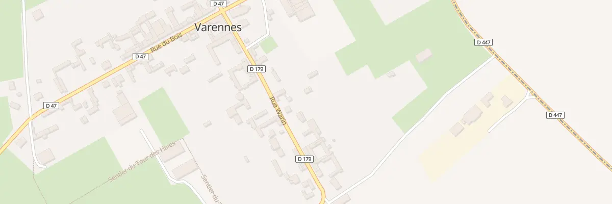 Plan du 11 Rue Warin à Varennes