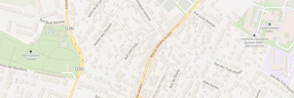 Plan du 77 Rue du Gal Leclerc à Gagny