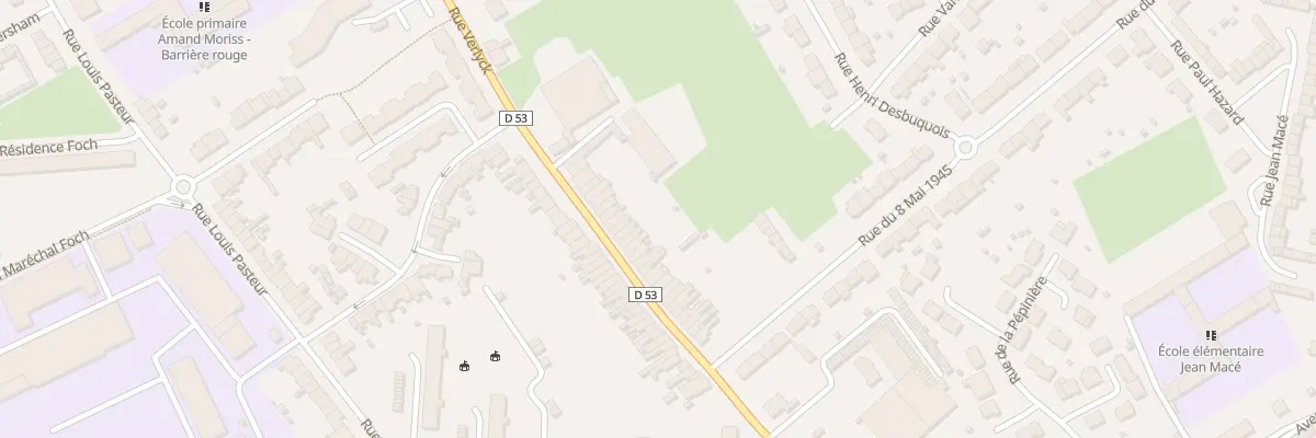 Plan du 88 Rue Verlyck à Hazebrouck