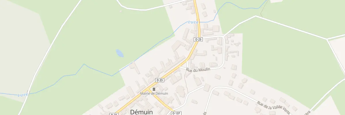 Plan du 23 Gr Grande Rue à Démuin