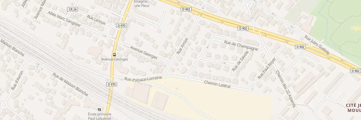 Plan du 23 Rue Amiot à Gagny