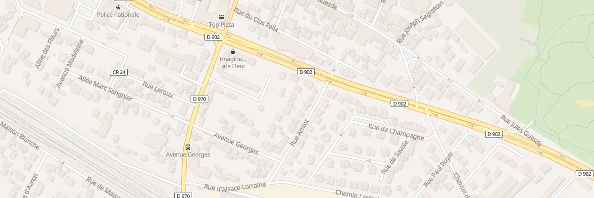 Plan du 16 Rue Amiot à Gagny