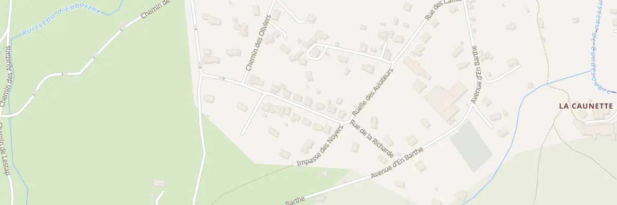 Plan du 8 Rue de la Richarde à Albine