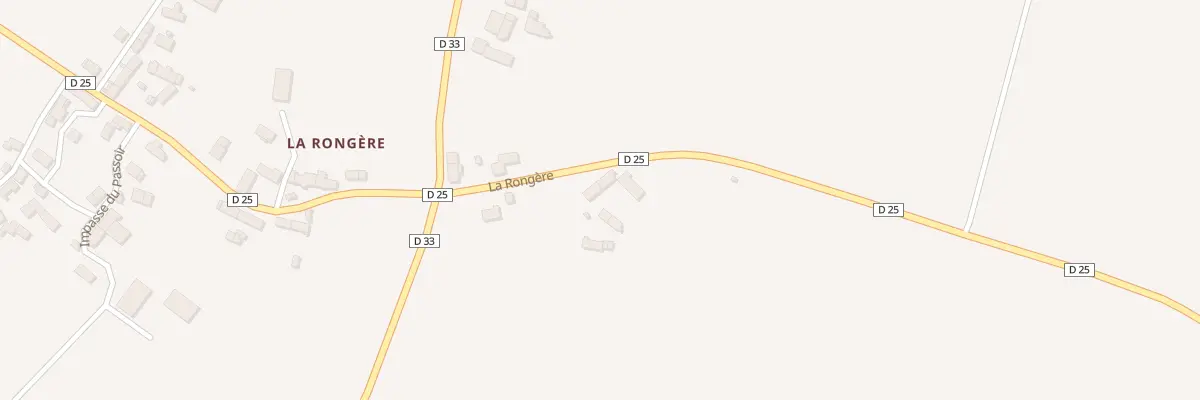 Plan du 65 La Rongere à Parassy