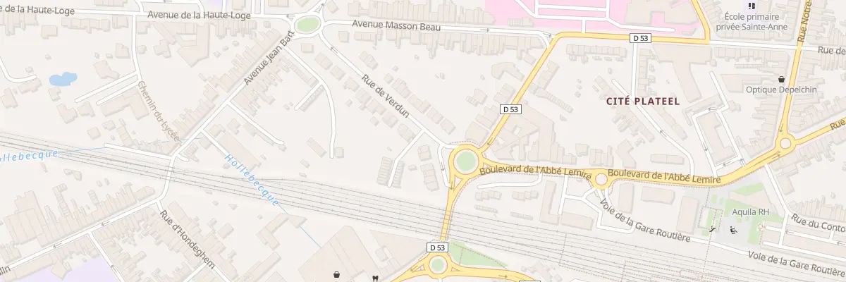 Plan du 11 Rue de Verdun à Hazebrouck