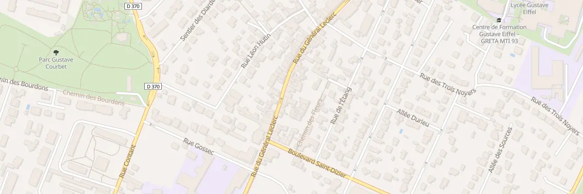 Plan du 46 Rue du Gal Leclerc à Gagny