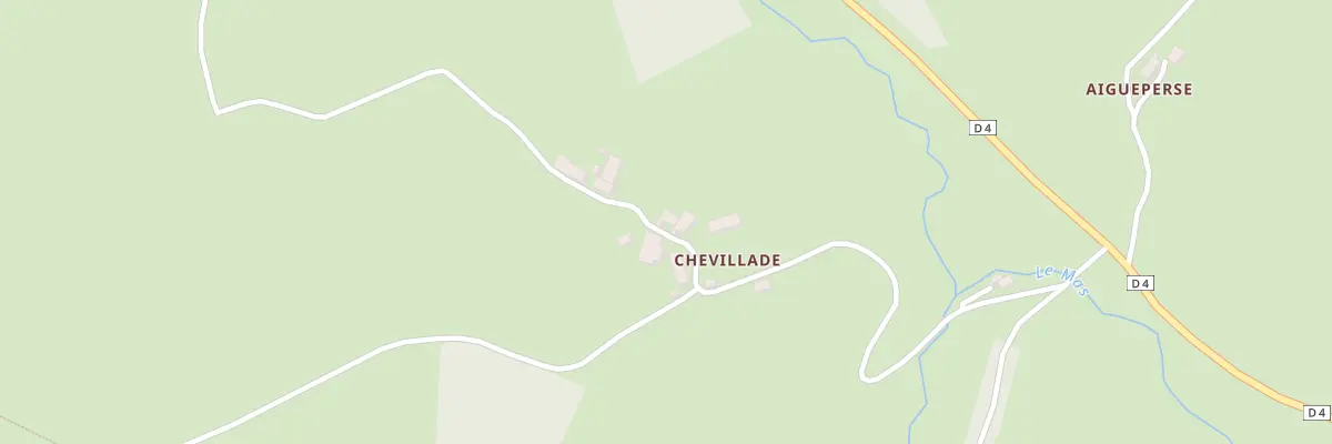 Plan du 6 Chevillade à Dontreix