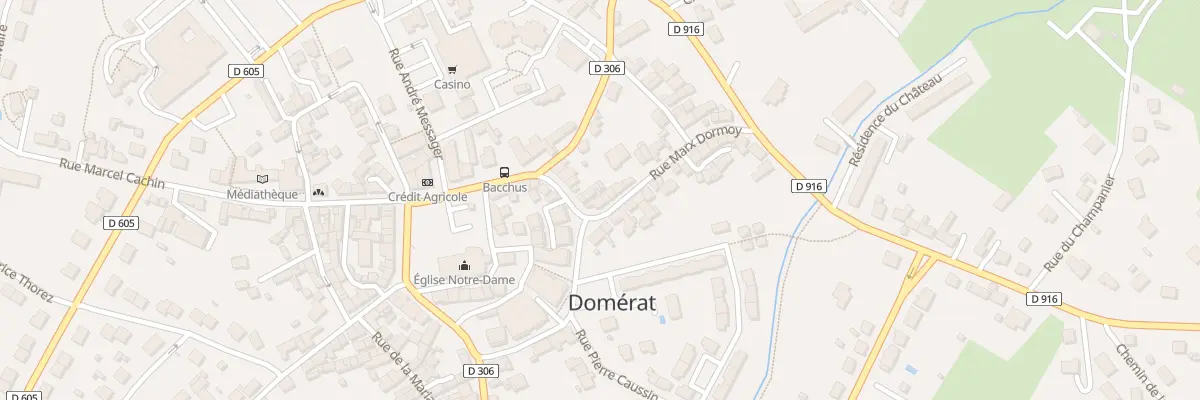 Plan du 21 Rue Marx Dormoy à Domérat