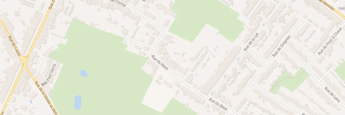 Plan du 39 Rue du Biest à Hazebrouck