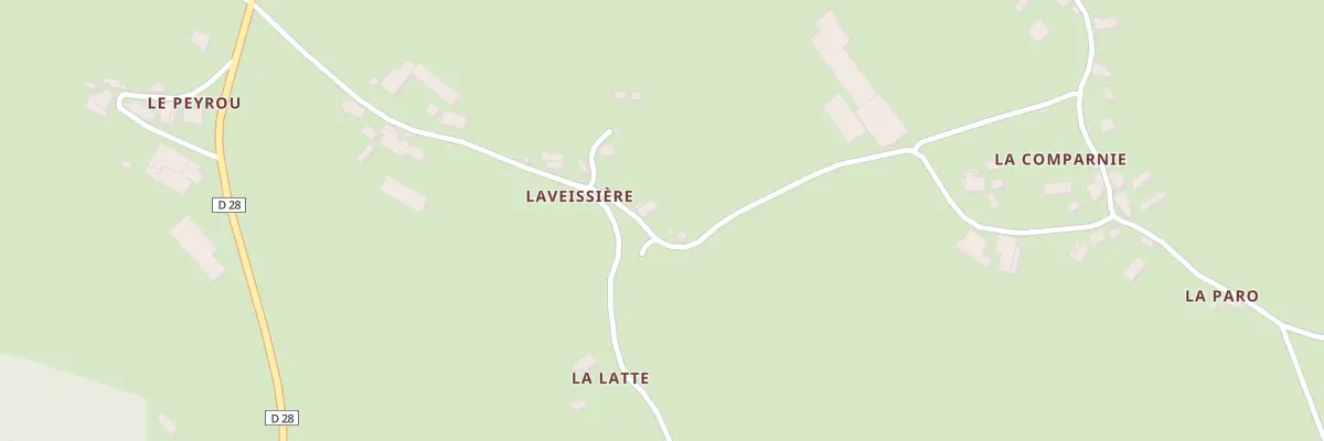 Plan du 5093 Laveissière à Leucamp